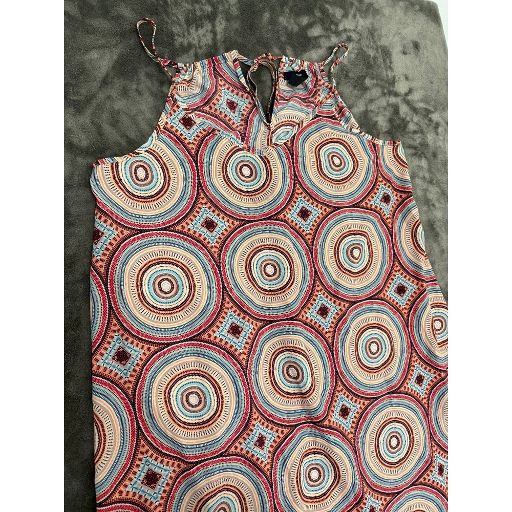 Gap‎ Y2K Womens Midi Slip Dress L Shark bite hem Beach Vacation Swim - Picture 3 of 14